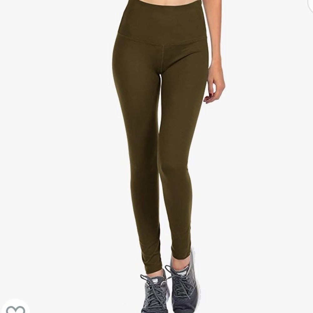 Sale! Buttery Soft Green Leggings Size L